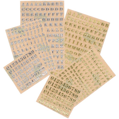 Pcs lettres adhésives - pcs,