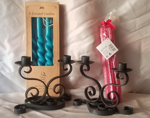 Lot bougeoirs en - lot, 2