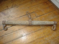 joug de Boeuf ancien attelage Bois fer forgé