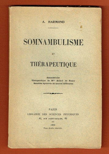 Somnambulisme - , et