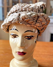 Chapeau Femme Vintage Paille