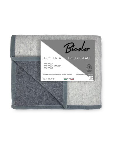 Couverture bicolor vraie - bicolor, en