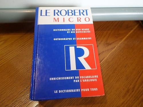 Robert micro dictionnaire - le, micro: