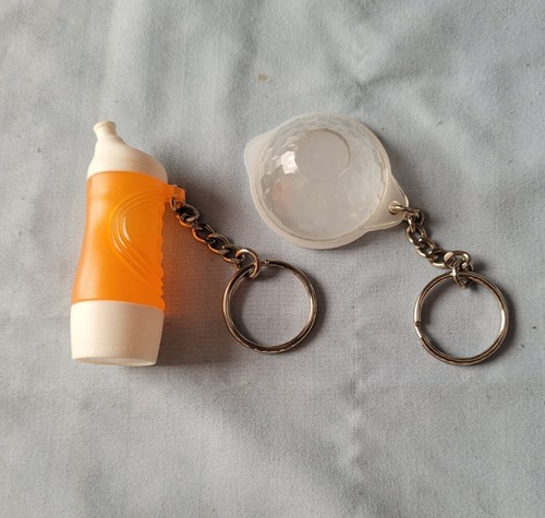 Tupperware keychains - keychains, (2)