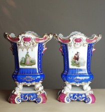Paire vases porcelaine - paire,