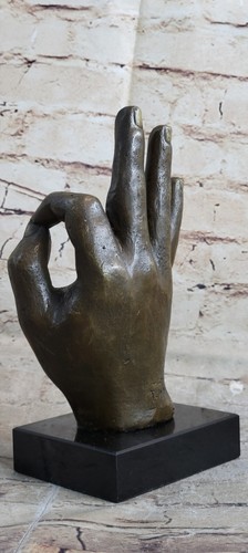 Gesture main bronze - bronze, marbre