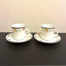Lot de 2 tasses et soucoupes