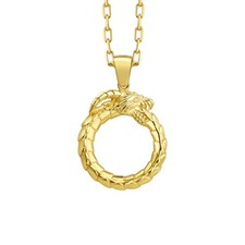 Collier Dragon Ouroboros en