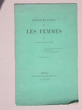 Quelques pages sur les femmes