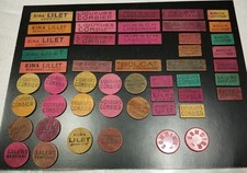 LOT DE 50 JETONS PUBLICITAIRES