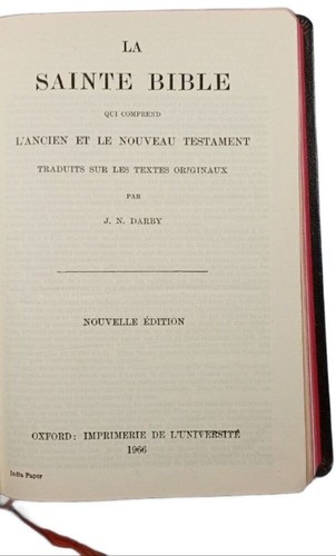 Sainte bible qui comprend - la,