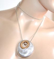 Collier long femme argent