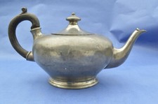 ANCIENNE théière en étain « atkin brothers sheffield 1566 » Assez bon état