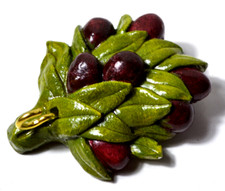 Porte torchon en pâte de céramique, Laurence Boivin, La Baule, excellent état