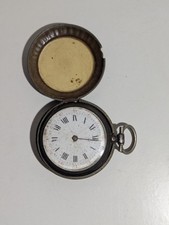 Montre à gousset ancienne avec boîtier de protection - vers 1900 - fonctionne