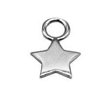 Charms Pendentif Étoile Petit en Argent 925 - Collection Hoops