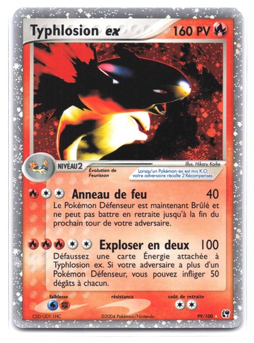 Carte pokémon typhlosion - carte,