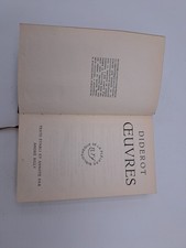 Bibliothèque de la Pléiade( Oeuvres) DIDEROT