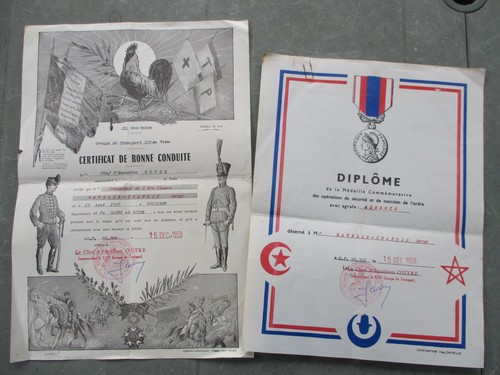Rare lot diplôme médaille - rare,