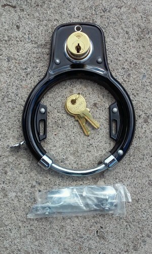 Vintage bike bicycle lock set - bicycle,