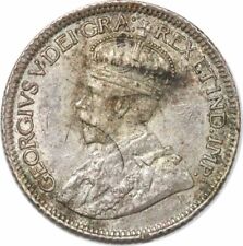 S8914 Rare Canada 10 Cents GeorgeV 1920 Argent Silver UNC ! ->Make offer