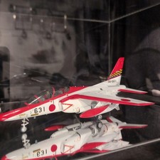 Maquette dauphin rouge T-4 échelle 1/48 avec étui acrylique rare Hasegawa Hobby