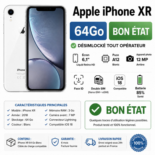 Bon état apple iphone - bon,