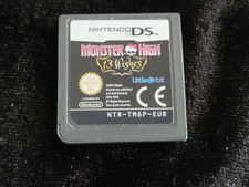 MONSTER HIGH 13 WISHES  Nintendo DS Loose PAL EUR New 3DS 2DS XL