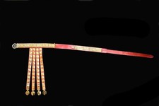 Ceinture en cuir marron légionnaire romain Cingulum avec raccord en laiton ce...