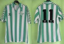 Maillot Real Betis Seville #11 Hummel vintage 1988 Jersey Football - M