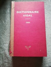 Dictionnaire Vidal 1986