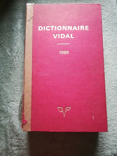 Dictionnaire vidal 1986 - dictionnaire,