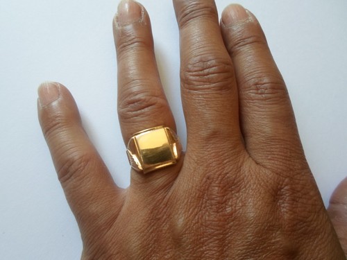 Bague plaqué oria - plaqué, or
