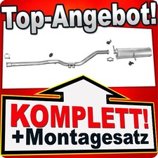 Pot d'échappement pour PEUGEOT 307 SW 2.0 HDI 110ch break 2002-2005 échappement