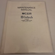 McIntosh  MC225 Amplifier