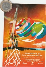 Autocollant. Arianespace  ARIANE 5 ECA VA 243