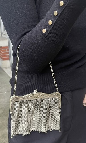 Sac ancien maille métallique - maille,