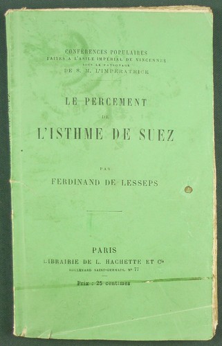 Lesseps le percement - f.,