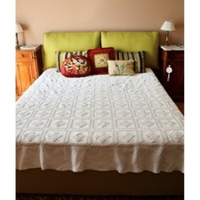 Antique Couvre-Lit En Coton Fait Main