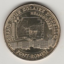 A 2014 TOKEN MEDAILLE MONNAIE DE PARIS -- 66 120 N°4 FONT-ROMEU FOUR SOLAIRE
