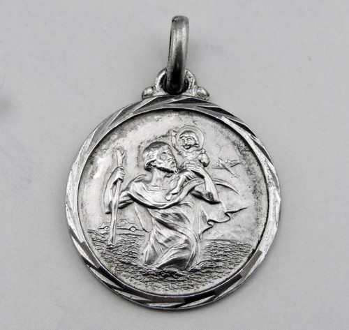 Vintage médaille baptême - vintage,
