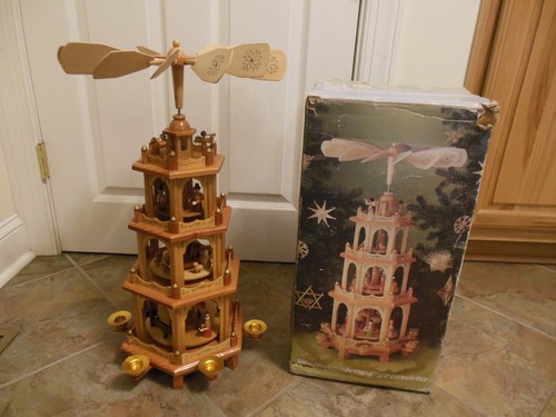Weihnachts pyramide wooden set - pyramide,