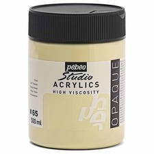 Peinture acrylique - Ivoire - 65 - Pébéo Studio - Pot de 500ml