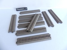 62172 / TRIX HO 10 RAILS DROITS BALLASTES CODE 83 LONGUEUR 171,7 MM