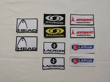 ECUSSON PATCH SALOMON SKI SNOWBOARD LACROIX HEAD ATOMIC  LAPUA esf ffs LOT DE 2