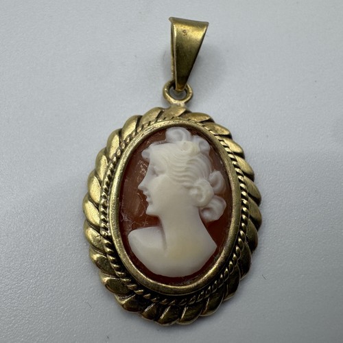 Pendentif ancien camée - ancien,