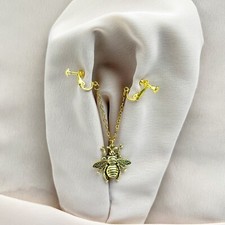 Clip lèvres  insect dorée