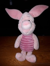 Doudou peluche Porcinet  "Winnie"  Disney Nicotoy 40Cm (Assis 30cm).