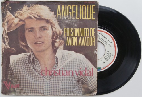 Vinyle christian vidal - 45, tr