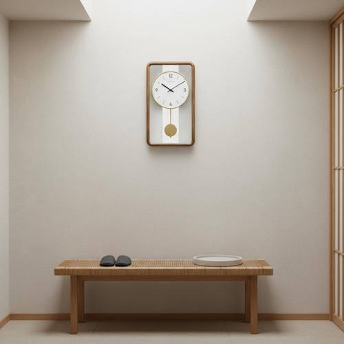 Horloge pendule bois - horloge, à